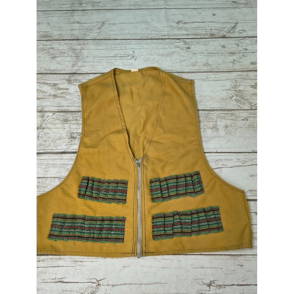 Vintage 1970's Hunting Vest Men Size Large